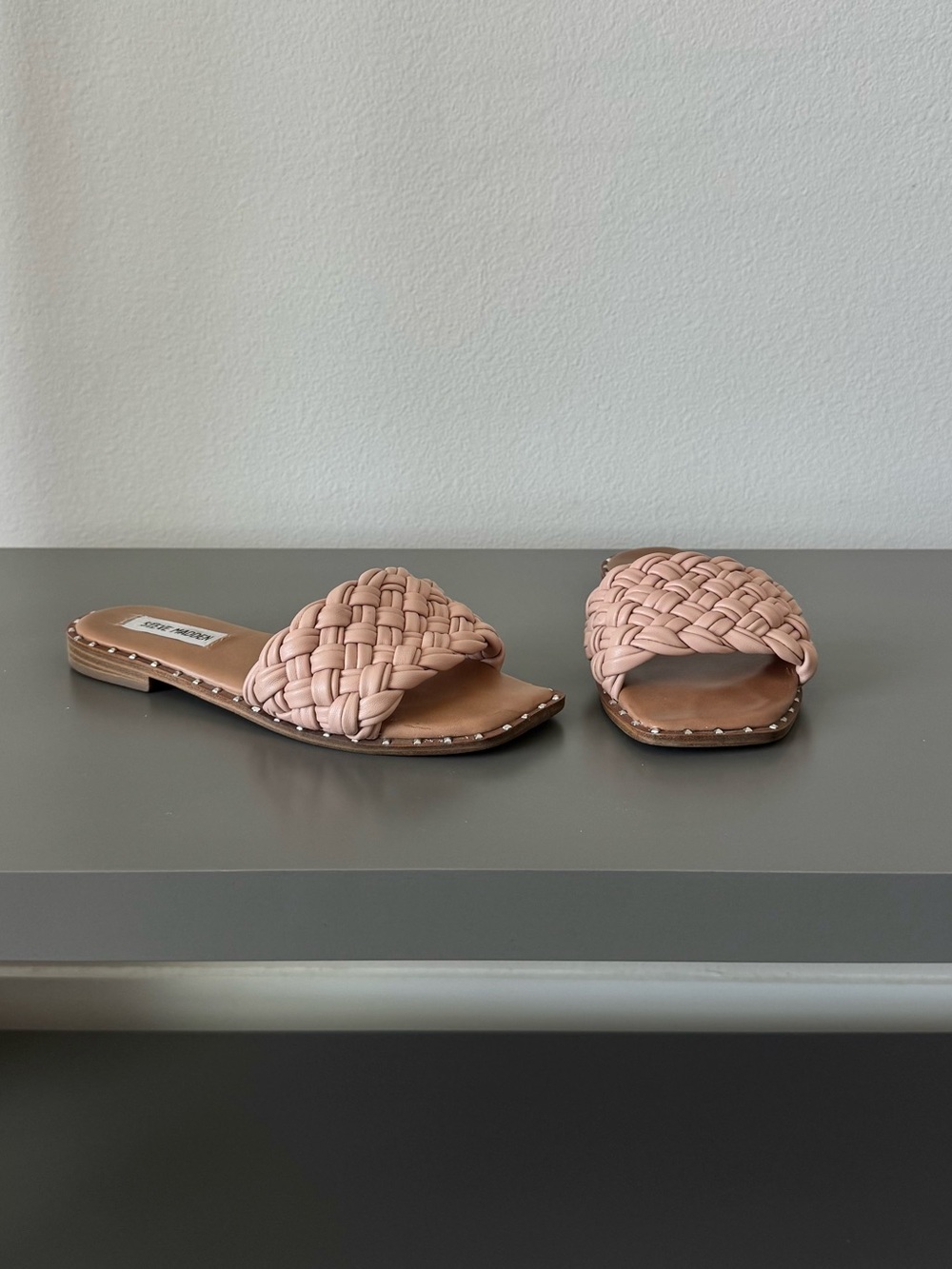 STEVE MADDEN Santina Braided Slide Sandal
